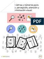 Atencion y Discriminacion Visual Letras y Numeros