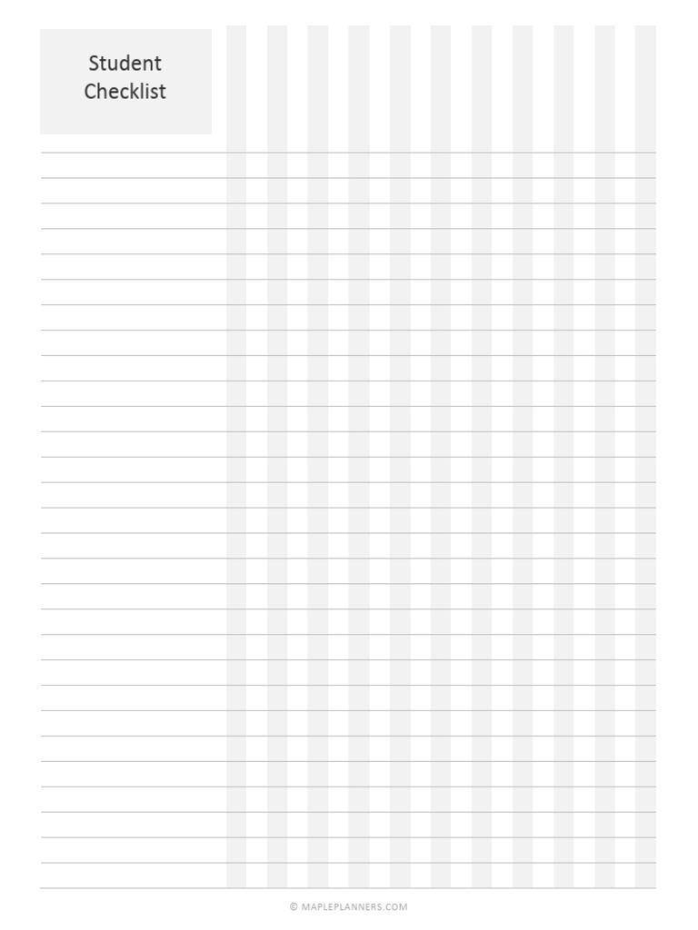 Unh New Student Checklist Rit