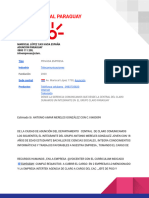 Carta Empresarial de CLARO PARAGUAY - 1-2