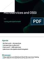 Microservices OSGi Running With Apache Karaf