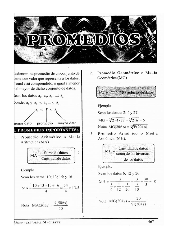 Promedios by megabyte pdf