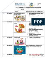 KG - ACTIVITY PLAN (August and September) 2023