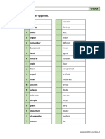 B1 Opposites GV004: Match The Words With Their Opposites