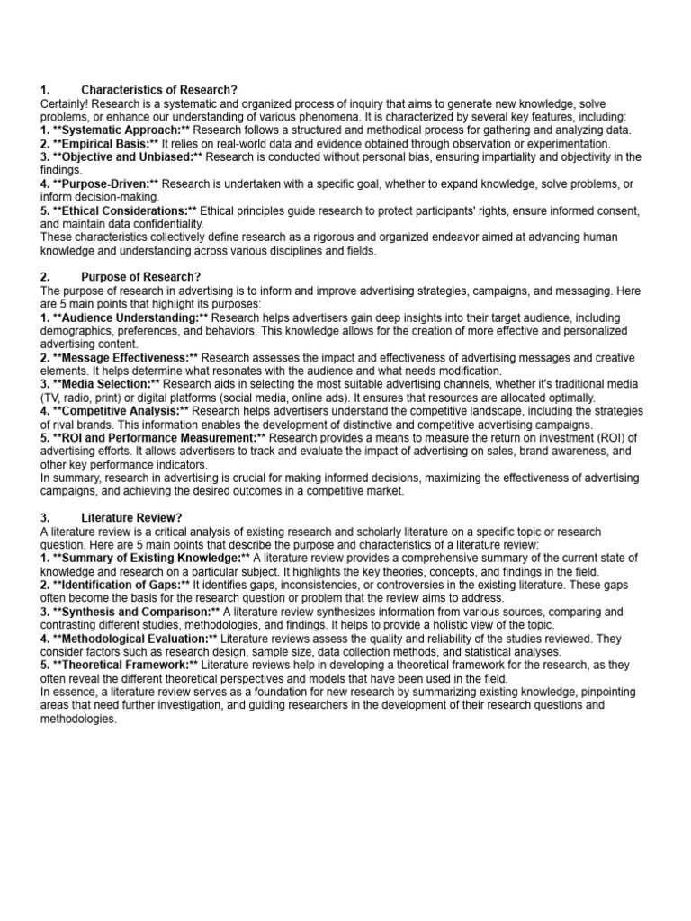 Advertising Research Essentials | PDF | Survey Methodology | Sampling ...