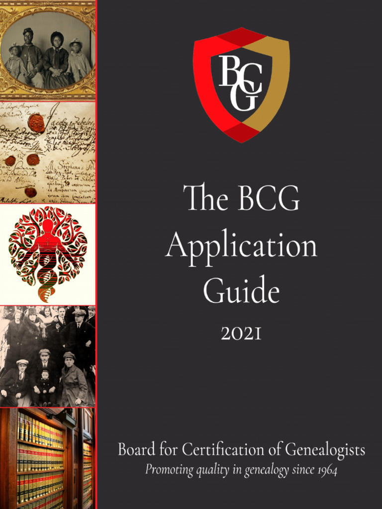 BCG Application Guide 2021revised | PDF | Genealogy