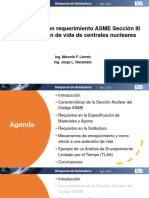 Soldaduras Con Requerimiento ASME Sección III y La Extensión de Vida de Centrales Nucleares. - Marcelo Liendo