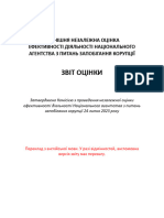 Zvit Komisiyi Z Provedennia Nezalezhnoi Otsinky Efektyvnosti Diialnosti