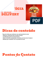 3.1 Estratégia de Delivery