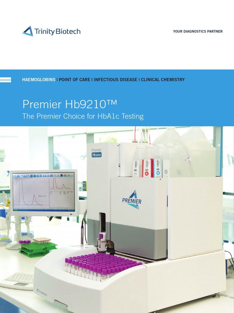 Premier Hb9210 Brochure 2016 | PDF | Glycated Hemoglobin | Medicine