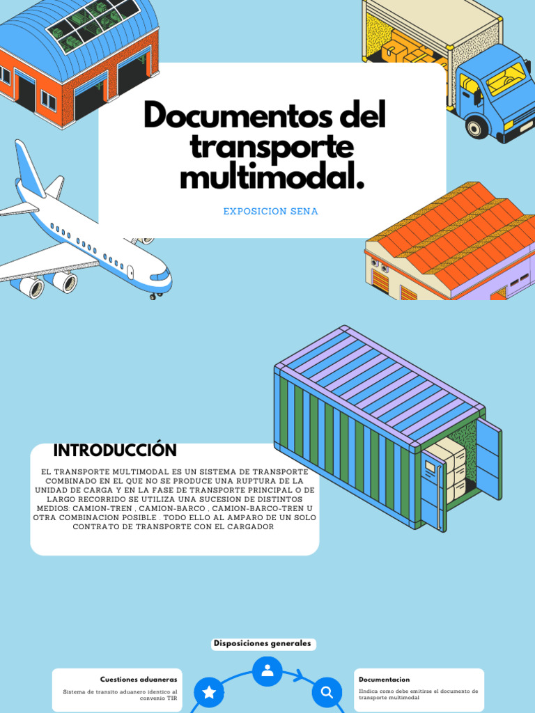 Documentación del Transporte Multimodal | PDF | Logística | Transporte ...