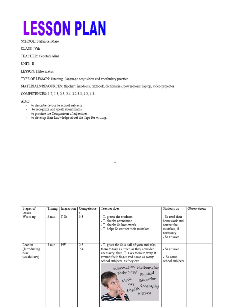 CL 5U 2L 2 | PDF | Language Arts & Discipline