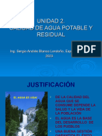 Calidad Del Agua Potable y Residual