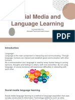 Social Media and Language Learning