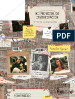 Presentación Proyecto de Investigación Collage papel