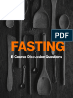 Fasting: E-Course Discussion Questions