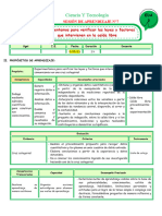 5° SESIÓN DE APRENDIZAJE SESIÓN 7-SEM.4-EXP.2-CyT