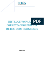 Instructivo para Segregación de Residuos Oficial 2