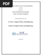 Industrial Internship Final Report