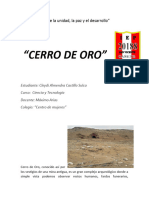 CERRO DE ORO - Cleydi Castillo Sulca