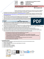 1 - Instruction of Admit Card