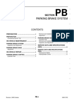 Parking Brake System: Section