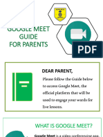 Google Meet Guide For Parents