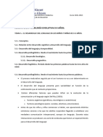 Tema 5 Desarrollo Del Lenguaje