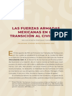 Las Fuerzas Armadas Mexicanas en La Trancision Al Civilismo