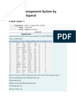 Database Management System Final Q1