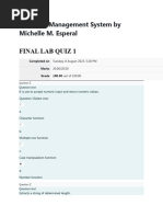 Database Management System LAB Final Q1