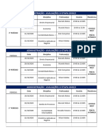 Administração - Avaliações 1 Etapa 2020.2