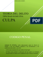 Teoria Del Delito (Tipicidad - Culpa)