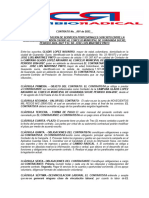 Contrato Prestacion de Servicios Como Contador de La Campaña Gladis Lopez