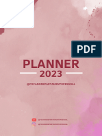Planner 2023 Departamento Pessoal