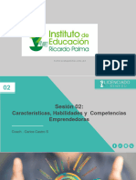 Semana 2 Historia Del Emprendimiento en El Perú, Caracteristicas y Habilidades Del Emprendedor