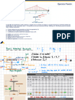 Ejercicio Momento de Inercia y Flexión