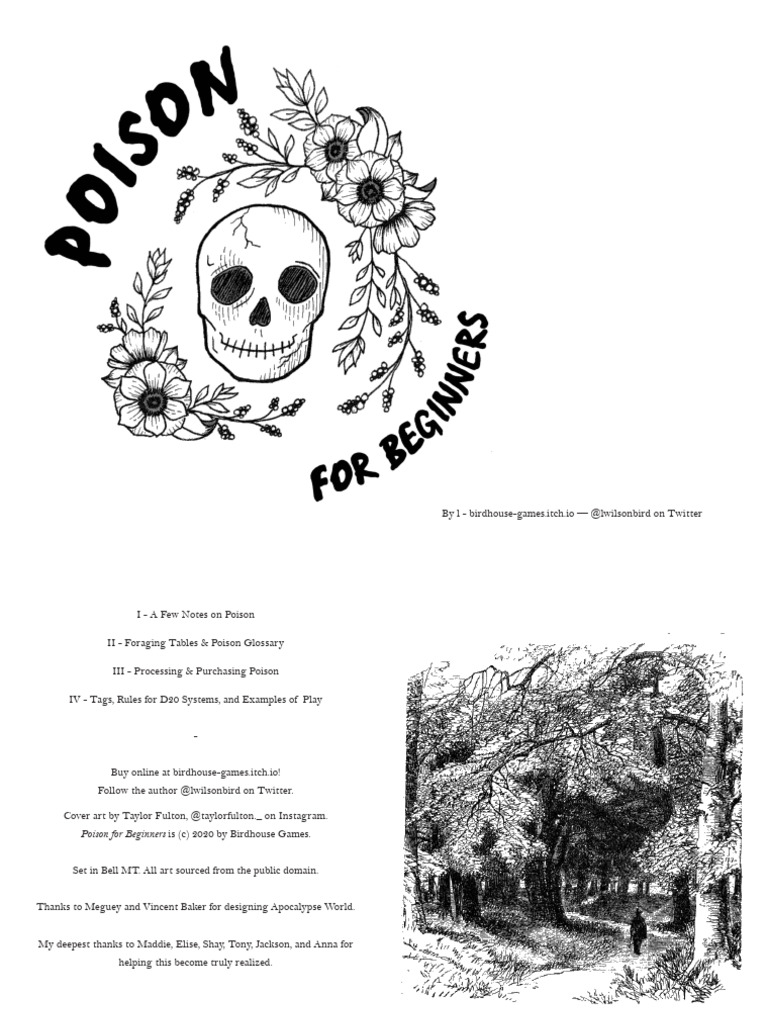 Poisons for any game pdf mushroom plants