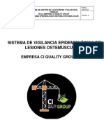 Sistema de Vigilancia Epidemiológica de Lesiones Ostemusculares Quality