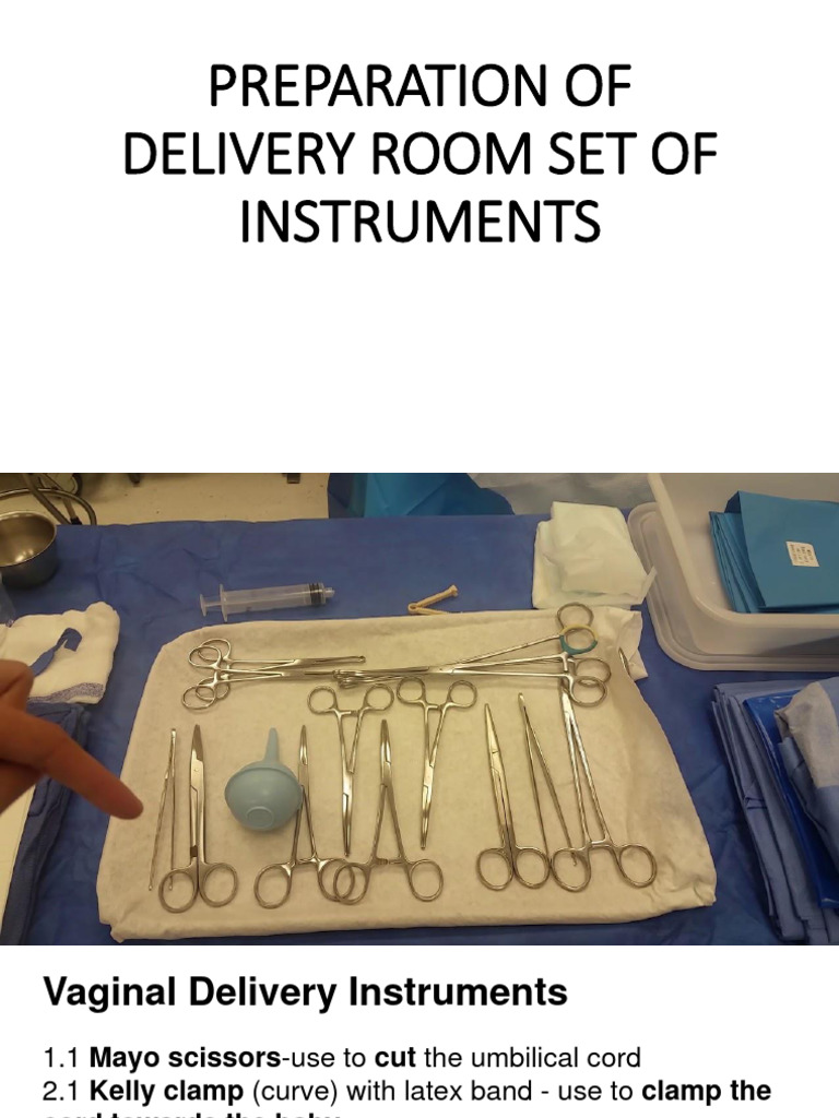 Delivery Room Instrument Preparation | PDF | Self-Improvement | Wellness