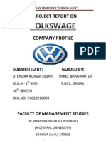 A Project Report On Volkswagen