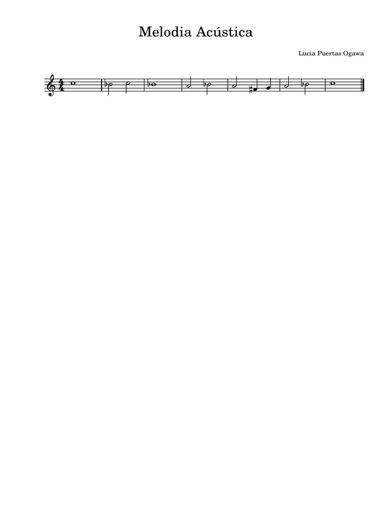 Melodia Acústica PDF