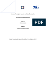 Ensayo Desempleo e Inflacion