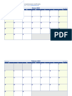 Enero 2023: Este Calendario Es Imprimible y Completamente Modificable