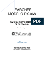 Manual Rayos X Dental DX-068