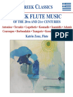 Greek Flute Music of The 20th and 21st Centuries