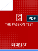 Passion Test Worksheet 2021