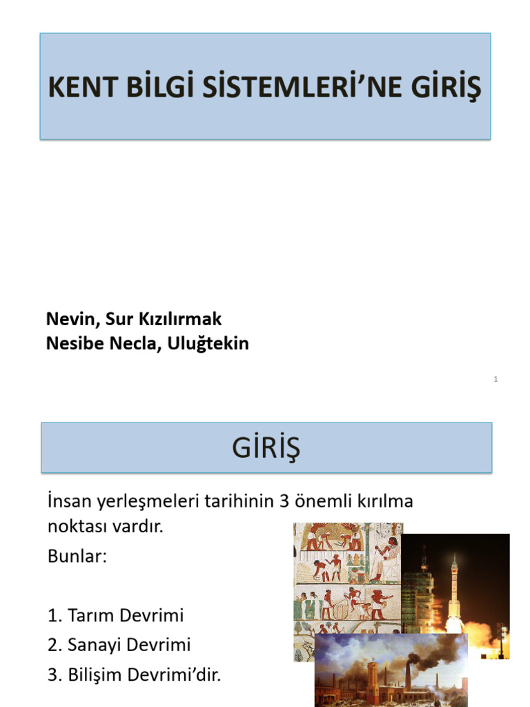 KentBilgiSitemleri 1 | PDF