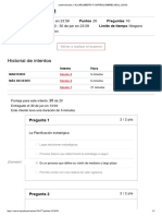 Autoevaluación 2 - PLANEAMIENTO Y CONTROL EMPRESARIAL (20829)