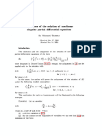 Uniqueness Singular Partial: Solution Differential