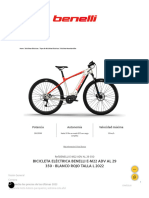 Bicicleta BENELLI E-M22 ADV AL 29 350 - Auteco Mobility